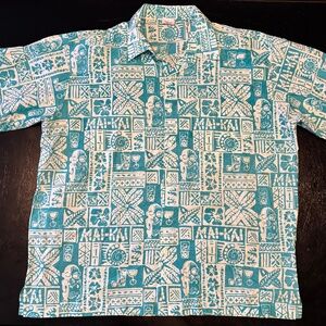 Rare Florida Mai Kai Men’s Aloha Shirt Size XXL